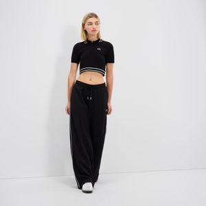Women's Trixie Cropped Polo Black
