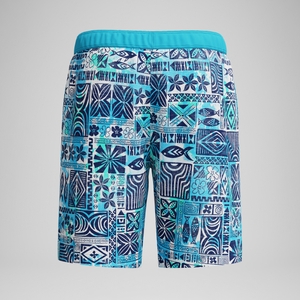 Bondi Bedruckte Badeshorts 50 cm Blau für Herren