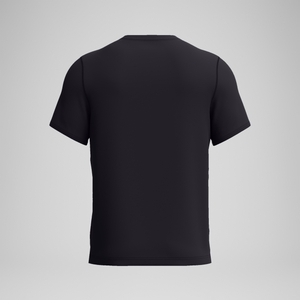 Kurzärmeliges Badeshirt mit Grafik Schwarz