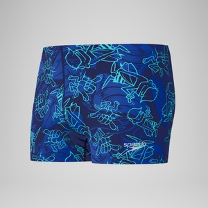 Beachstar Bedruckte Aquashorts Blau für Herren