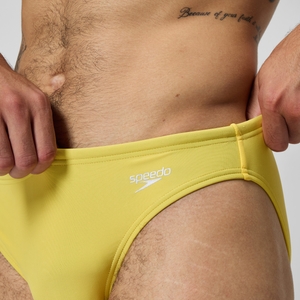Caleçon boxeur ajusté boxeur ajusté couleur unie Beachstar 2 po pour hommes, jaune