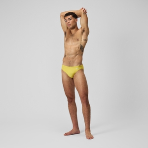 Caleçon boxeur ajusté boxeur ajusté couleur unie Beachstar 2 po pour hommes, jaune