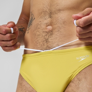 Caleçon boxeur ajusté boxeur ajusté couleur unie Beachstar 2 po pour hommes, jaune