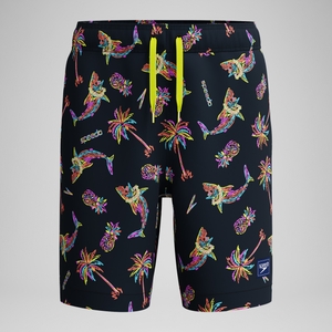 Boy's Print Jammer Navy
