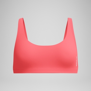 Women's Solid Convertible Bikini Top Coral