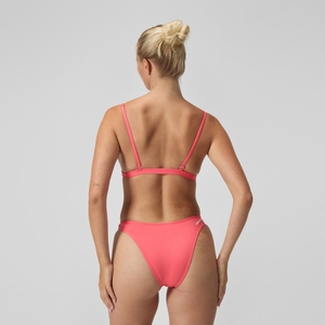Women's Solid Convertible Bikini Top Coral