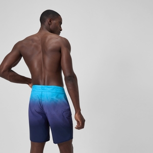 Combinaison modèle court à motif imprimé Speedo Flex 18 po pour hommes, bleu