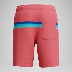 Kids's Colorblock Redondo Volley 15" Swim Trunks Pink/Blue