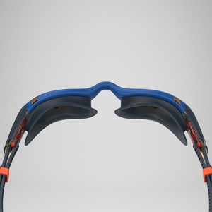 Lunettes de bain Adulte Biofuse bleu marine/orange