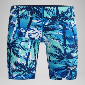 Boy's Print Jammer Blue - 7
