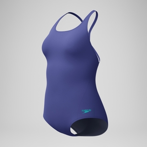 Women's Fashion Conservative Leg One Piece Purple