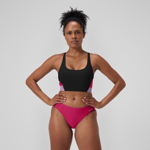 Women's Colorblock Bikini Top Pink