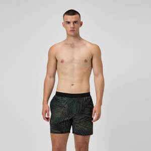 Lookout Bedruckte Badeshorts 40 cm Grün für Herren