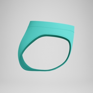 Women's Solid Classic Bikini Bottom Turquoise