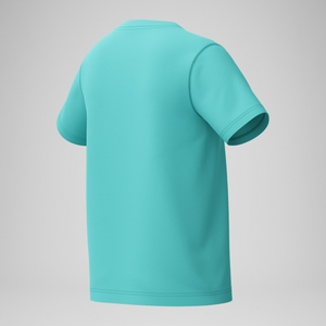Maillot de bain manches courtes à motif graphique pour garçons, bleu clair