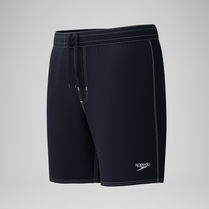 Herren Lookout Solid Boardshorts 45 cm Schwarz/Dunkelgrau