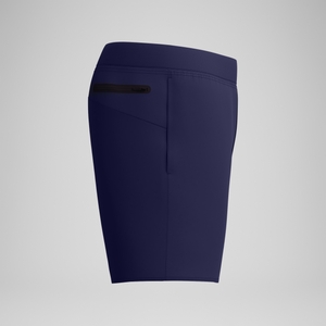 Lookout Einfarbige Badeshorts 40 cm Marineblau für Herren