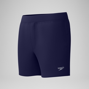 Lookout Einfarbige Badeshorts 40 cm Marineblau für Herren