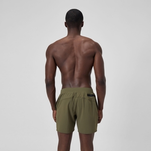Lookout Einfarbige Badeshorts 40 cm Grün für Herren