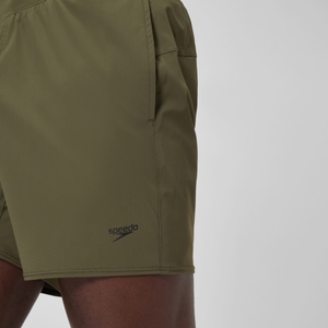 Lookout Einfarbige Badeshorts 40 cm Grün für Herren
