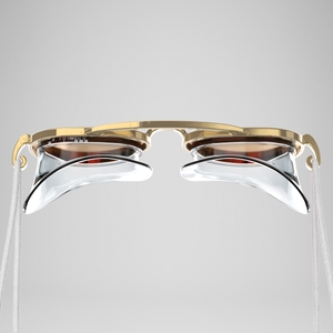 Adult Sunny G Mariner Mirror Goggles Red/Gold