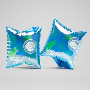 Junior  Basic Armbands Blue/Green - One Size