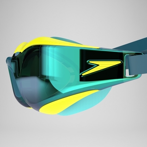 Lunettes de natation Adulte Fastskin Hyper Elite Miroir vert/jaune