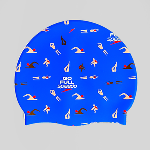 Bonnet Go Full Speedo Unisexe Adulte Bleu/Rouge