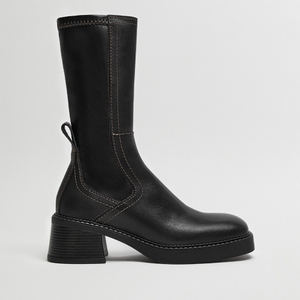 Fabi Heeled Leather Chelsea