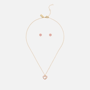 Coach Signature Pavé Gold-Tone Heart Jewellery Set