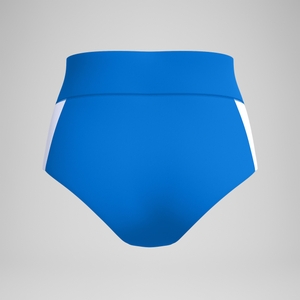 Women's Jetstream Colorblock Banded Boyleg Bottom Blue/White