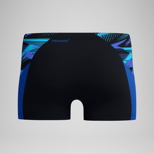 Endurance+ Max Splice-Aquashorts Schwarz/Blau für Herren