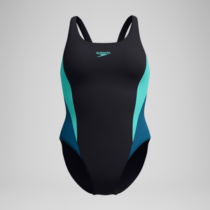 Maillot de bain Femme Colourblock 2.0 noir/turquoise
