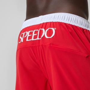 Jetstream Logo-Badeshorts 40 cm Rot/Weiß für Herren