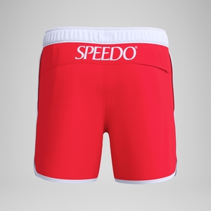 Jetstream Logo-Badeshorts 40 cm Rot/Weiß für Herren
