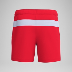 Men's Jetstream Retro Colorblock Volley Swim Trunks Red
