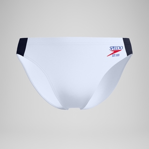 Men's Jetstream Retro Colorblock Brief White