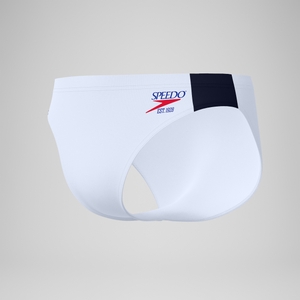 Men's Jetstream Retro Colorblock Brief White