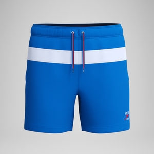 Men's Jetstream Retro Colorblock Volley Swim Trunks Blue