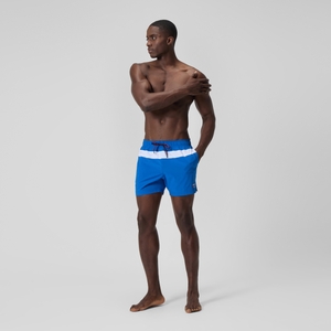 Men's Jetstream Retro Colorblock Volley Swim Trunks Blue