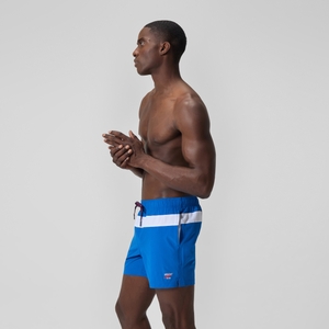 Men's Jetstream Retro Colorblock Volley Swim Trunks Blue