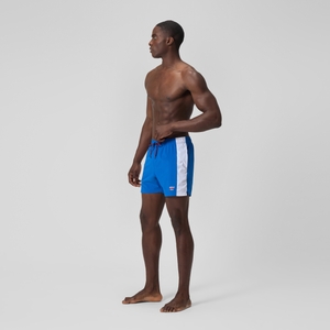 Men's Jetstream Retro Volley Swim Trunks Blue/White