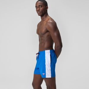 Men's Jetstream Retro Volley Swim Trunks Blue/White