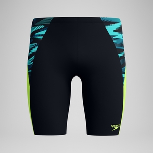 Endurance+ Max Splice-Schwimmhose Schwarz/Gelb für Herren