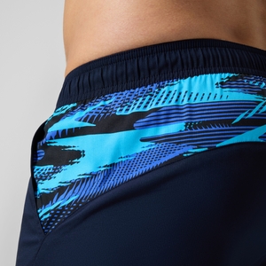 Men's Panel 16" Swim Trunks Blue