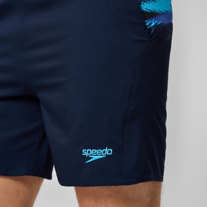 Men's Panel 16" Swim Trunks Blue