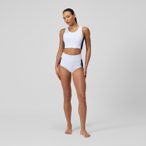 Women's Jetstream Colorblock Crop Top White/Navy