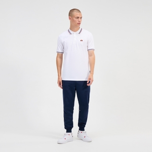 Men's Rooks Polo White/Navy/Red - 2XL