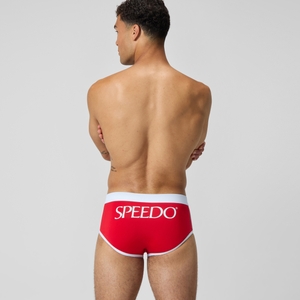 Men's Jetstream Retro Logo Brief Red