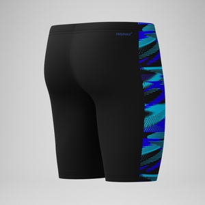 HyperBoom Panel-Schwimmhose Schwarz/Blau für Herren